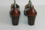 Escarpins MANFIELD Cuir Marron T 38.5 TBE