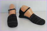 Escarpins TRIANON Textile Marine T 38 TTBE