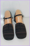 Escarpins TRIANON Textile Marine T 38 TTBE