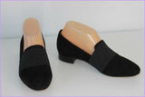Escarpins ANDRE Fermés Cuir Noir T 37 TTBE