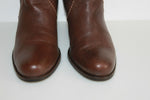 Bottes STACCATO Cuir Grainé Marron Doublées Cuir T 39 TBE