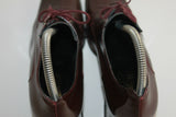 Escarpins FONTENEAU Cuir Bordeaux Bouts Carrés T 39 TTBE