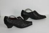 HISPANITAS Escarpins Cuir Fripé Noir T 36 TBE