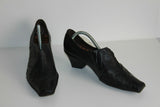 HISPANITAS Escarpins Cuir Fripé Noir T 36 TBE