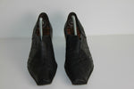 HISPANITAS Escarpins Cuir Fripé Noir T 36 TBE