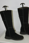 Bottes LES GREENS De CHARLES LABELLE Daim Noir T 40 BE