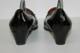 VINTAGE Escarpins Cuir Verni Noir T 35.5 TBE