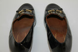 VINTAGE Escarpins Cuir Verni Noir T 35.5 TBE