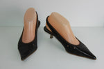 Escarpins Ouverts ELIZABETH STUART Tout Cuir Ajouré Souple Marron T 37.5 BE