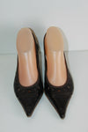 Escarpins Ouverts ELIZABETH STUART Tout Cuir Ajouré Souple Marron T 37.5 BE