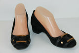Escarpins LANIDOR Tout Cuir  Noir T 37 TBE