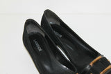 Escarpins LANIDOR Tout Cuir  Noir T 37 TBE