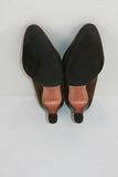 Escarpins BALLY Daim Marron et Vert T 5.5 / T 38.5 BE
