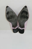 Escarpins Pointus ANDREA TOKIO Cuir Rose Nacré T 38 TBE