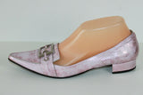 Escarpins Pointus ANDREA TOKIO Cuir Rose Nacré T 38 TBE