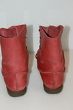 Bottines SABON Cuir Corail à Talons Plats T 34 BE