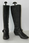 Bottes KARSTON Cuir Fripé Noir T 39 TBE