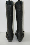 Bottes KARSTON Cuir Fripé Noir T 39 TBE