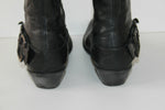 Bottes KARSTON Cuir Fripé Noir T 39 TBE