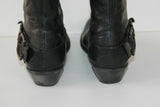 Bottes KARSTON Cuir Fripé Noir T 39 TBE