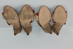 Escarpins LOT DE 2 PAIRES STUDIO Pour  André Cuir Marron T 38 / T 39 TBE
