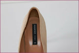 Escarpins MANGO Cuir Beige à Talons Fins T 36 TBE
