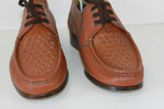 FILANTO Derby à lacets Vintage Cuir Tressé Marron T 42 TTBE