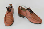 FILANTO Derby à lacets Vintage Cuir Tressé Marron T 42 TTBE