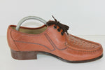 FILANTO Derby à lacets Vintage Cuir Tressé Marron T 42 TTBE