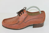 FILANTO Derby à lacets Vintage Cuir Tressé Marron T 42 TTBE
