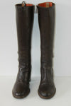 Bottes FRATELLI ROSSETTI Cuir Rigide Marron T 36 TBE