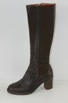 Bottes FRATELLI ROSSETTI Cuir Rigide Marron T 36 TBE