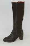 Bottes FRATELLI ROSSETTI Cuir Rigide Marron T 36 TBE