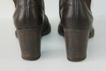 Bottes FRATELLI ROSSETTI Cuir Rigide Marron T 36 TBE