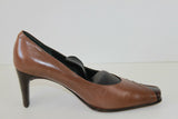 Escarpins MODA DI FAUSTO Tout Cuir Marron T 36.5 TBE