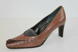 Escarpins MODA DI FAUSTO Tout Cuir Marron T 36.5 TBE