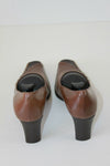 Escarpins MODA DI FAUSTO Tout Cuir Marron T 36.5 TBE