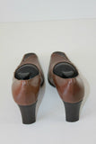 Escarpins MODA DI FAUSTO Tout Cuir Marron T 36.5 TBE
