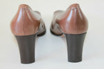 Escarpins MODA DI FAUSTO Tout Cuir Marron T 36.5 TBE