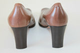 Escarpins MODA DI FAUSTO Tout Cuir Marron T 36.5 TBE