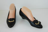 Escarpins ACADIE Par ANDRE Cuir Rigide Noir T 38 TBE