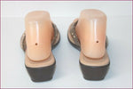GEOX Patent Sandales Cuir Marron Clair Made In Brazil T 36 TBE