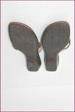 GEOX Patent Sandales Cuir Marron Clair Made In Brazil T 36 TBE