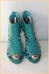 Escarpins POTI PATI Simili Cuir Turquoise T 36 BE