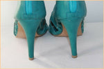 Escarpins POTI PATI Simili Cuir Turquoise T 36 BE