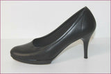 ELIZABETH STUART Escarpins Tout Cuir Noir T 36 BE