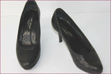 ELIZABETH STUART Escarpins Tout Cuir Noir T 36 BE