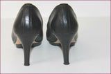 ELIZABETH STUART Escarpins Tout Cuir Noir T 36 BE
