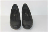 ELIZABETH STUART Escarpins Tout Cuir Noir T 36 BE