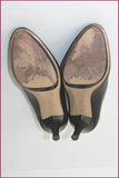 ELIZABETH STUART Escarpins Tout Cuir Noir T 36 BE